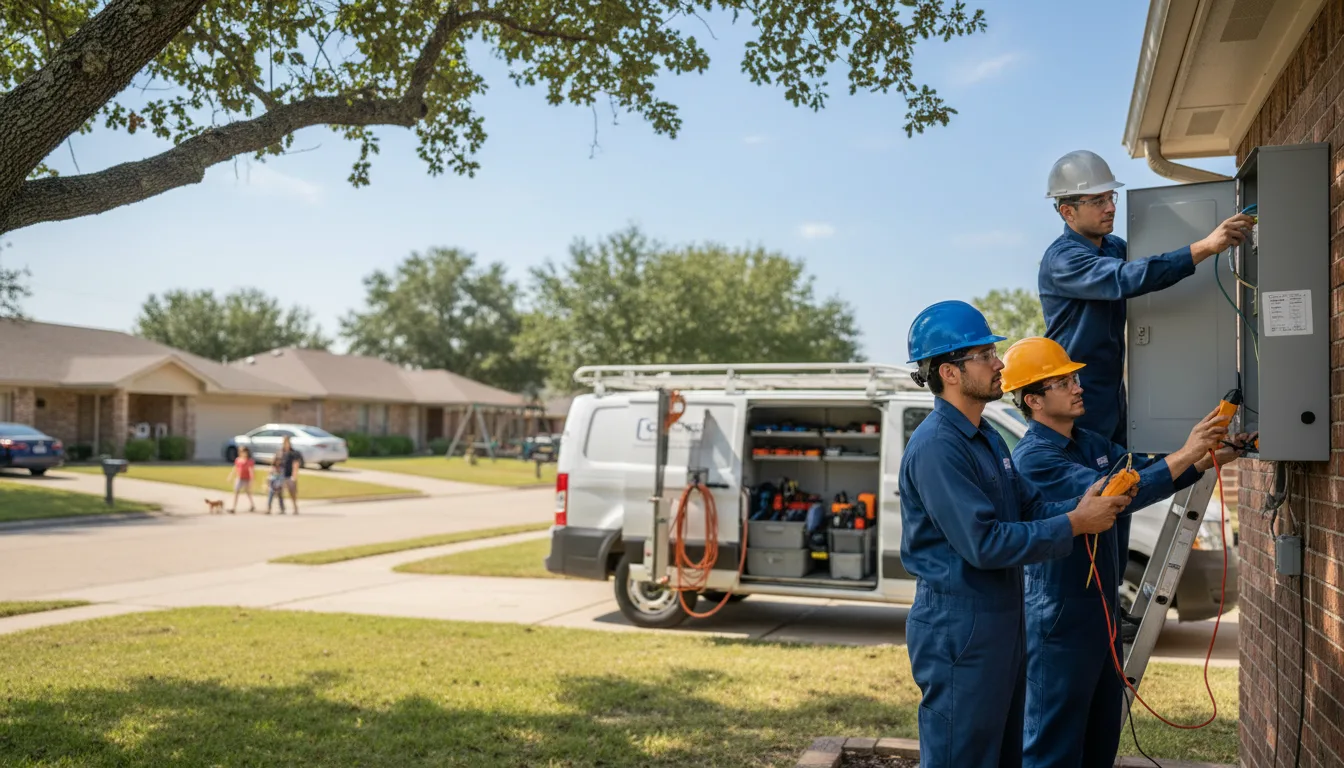 Certified electrician providing emergency electrical services in Sutton, NE